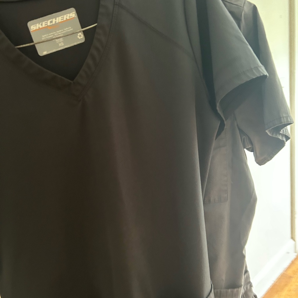Skechers women’s Charcoal Short Sleeve scrub tops